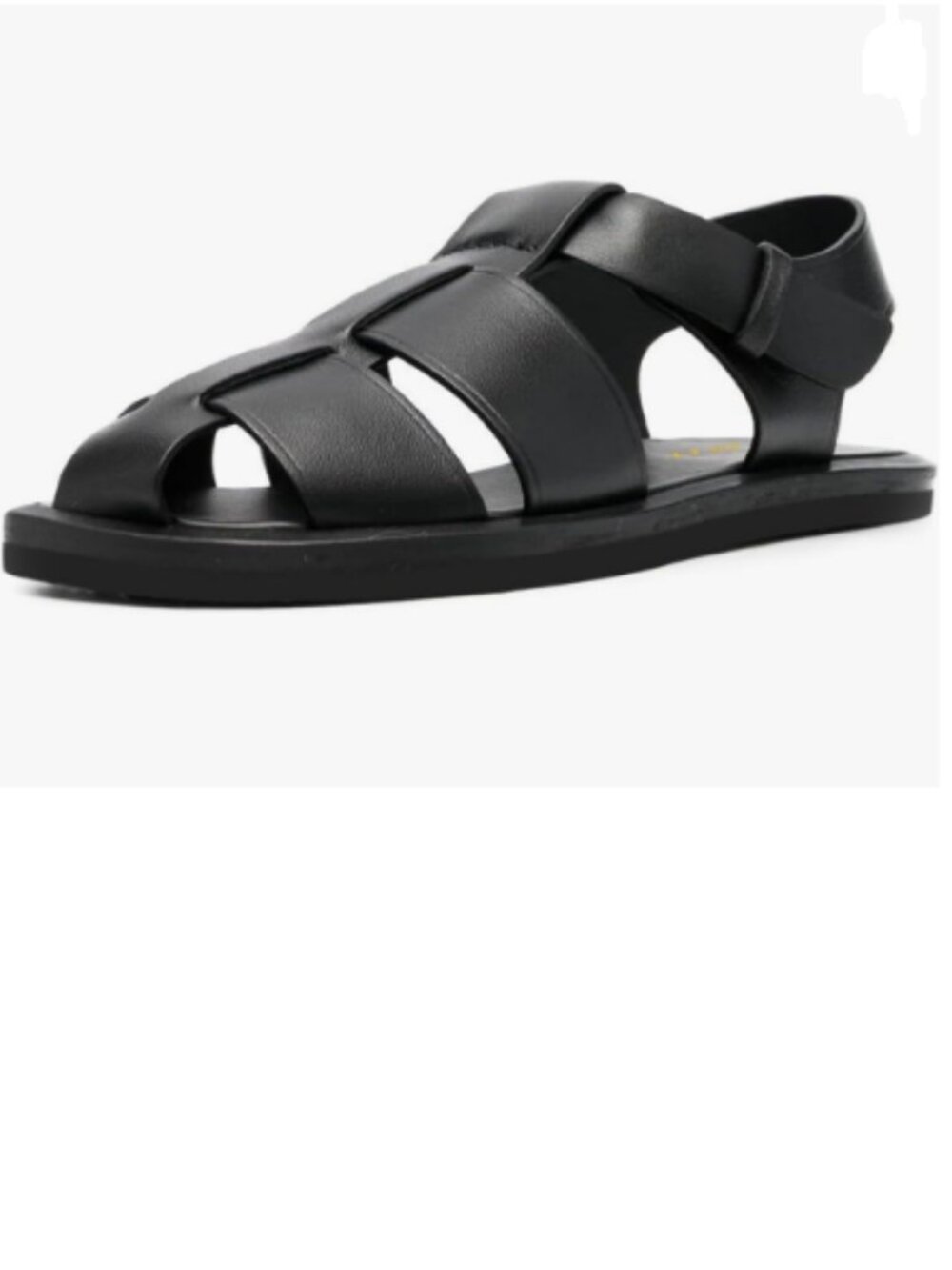 YDN Black Cute Round Toe Sandals Strappy Low Heels Adjustable Strap Dressy Shoes